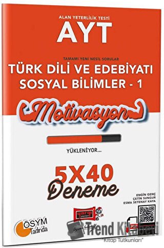 Yargı Yayınları AYT Türk Dili ve Edebiyatı Sosyal Bilimler - 1 5x40 De