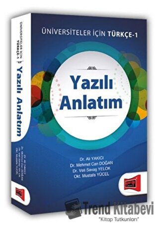 Yargı Yayınları Yazılı Anlatım Üniversiteler İçin Türkçe - 1, Mustafa 