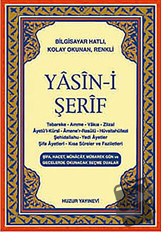 Yasin-i Şerif - Hatice Sağlam - Huzur Yayınevi - Fiyatı - Yorumları - 