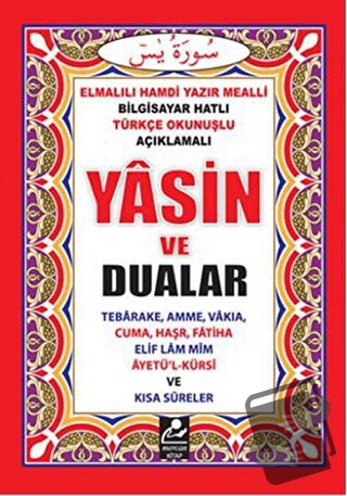 Yasin ve Dualar - Elmalılı Muhammed Hamdi Yazır - Mercan Kitap - Fiyat