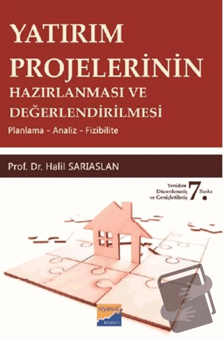 Yatırım Projelerinin Hazırlanması ve Değerlendirilmesi - Halil Sarıasl