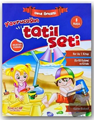 Yavrucağın Tatil Seti (3 Kitap) - Kolektif - Yumurcak Yayınları - Fiya