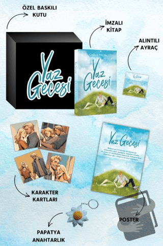 Yaz Gecesi Özel Kutulu Set (İmzalı) - Çağla Fulya - Otantik Kitap - Fi