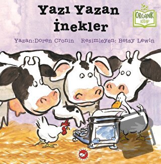 Yazı Yazan İnekler (Ciltli) - Doreen Cronin - Beyaz Balina Yayınları -