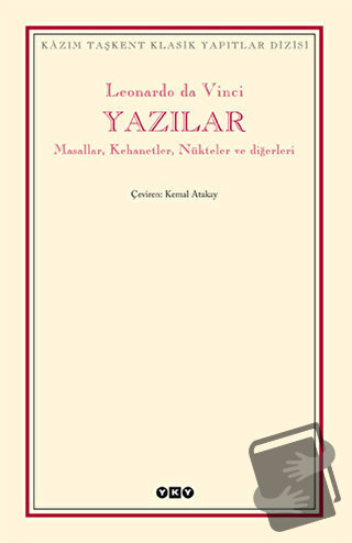 Yazılar - Leonardo Da Vinci - Yapı Kredi Yayınları - Fiyatı - Yorumlar