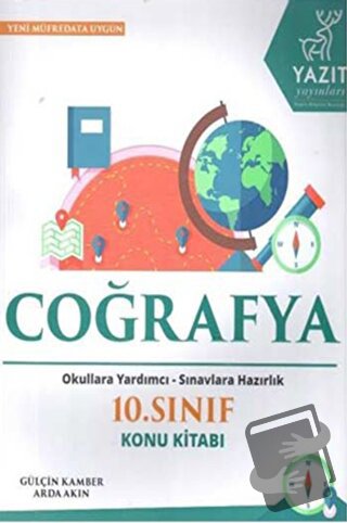 Yazıt 10. Sınıf Coğrafya Konu Kitabı - Arda Akın - Yazıt Yayıncılık - 