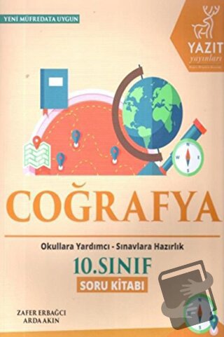 Yazıt 10. Sınıf Coğrafya Soru Kitabı - Arda Akın - Yazıt Yayıncılık - 