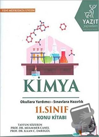 Yazıt 11. Sınıf Kimya Konu Kitabı - Kaan C. Emregül - Yazıt Yayıncılık