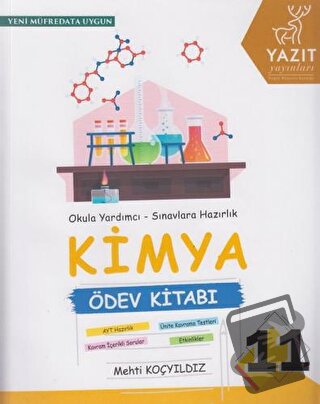 Yazıt 11. Sınıf Kimya Ödev Kitabı - Mehti Koçyıldız - Yazıt Yayıncılık