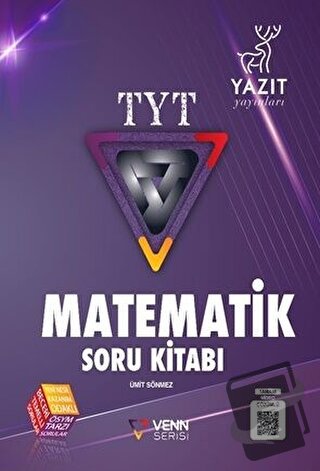 Yazıt Venn Serisi YKS TYT Matematik Soru Kitabı - Ümit Sönmez - Yazıt 