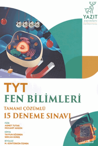 Yazıt YKS TYT Fen Bilimleri Tamamı Çözümlü 15 Deneme Sınavı - Ahmet Tu