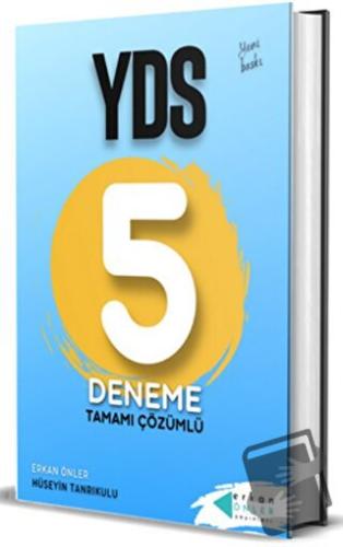 YDS 5 Deneme Tamamı Çözümlü - Erkan Önler - Erkan Önler - Fiyatı - Yor