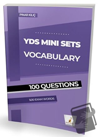 YDS İngilizce Mini Sets Vocabulary - Pınar Kılıç - Pelikan Tıp Teknik 