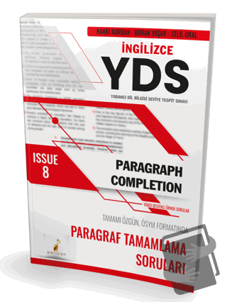 YDS İngilizce Paragraph Completion Issue 8 - Hakkı Kurban - Pelikan Tı