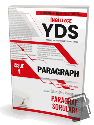 YDS İngilizce Paragraph Issue 4 - Hakkı Kurban - Pelikan Tıp Teknik Ya