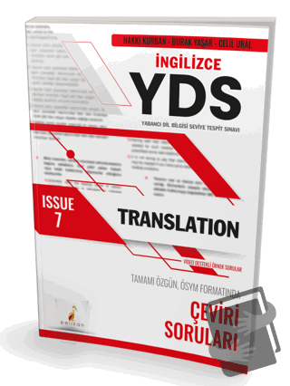 YDS İngilizce Translation Issue 7 - Hakkı Kurban - Pelikan Tıp Teknik 