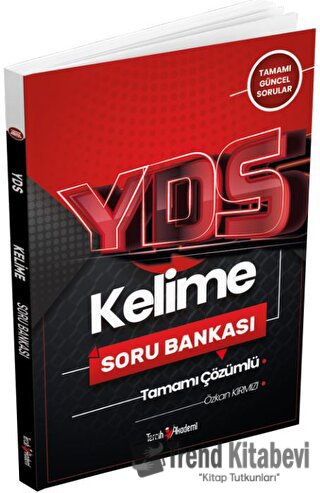 YDS Kelime Tamamı Çözümlü Soru Bankası 2022 Tercih Akademi Yayınları, 