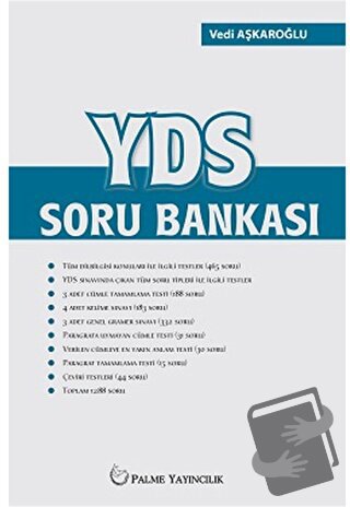 YDS Soru Bankası - Vedi Aşkaroğlu - Palme Yayıncılık - Fiyatı - Yoruml