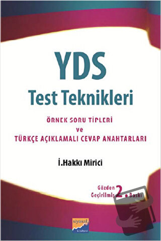 YDS Test Teknikleri - İ. Hakkı Mirici - Siyasal Kitabevi - Eğitim - Fi