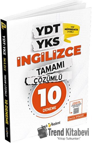 Ydt Yks İngilizce Tamamı Çözümlü 10 Deneme, Deniz Pınar, Tercih Akadem