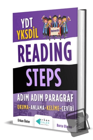 YDT YKSDİL Reading Steps - Adım Adım Paragraf - Erkan Önler - Erkan Ön