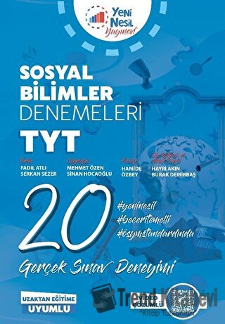 Yeni Nesil YKS TYT Sosyal Bilimler 20 Deneme Sınavı Video Çözümlü, Kol