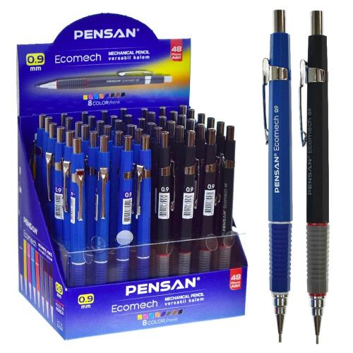 Pensan Versatil Kalem Ecomech Stand 0.9 Uç 48 Li - 48'li Standart - - 