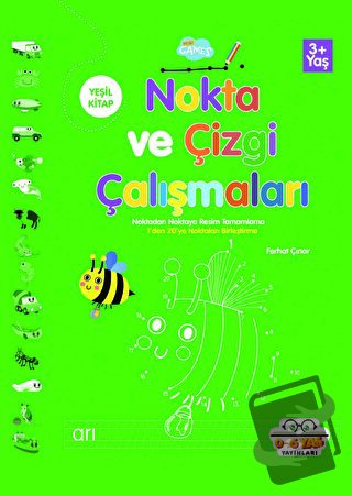 Yeşil - Nokta Ve Çizgi Çalışmaları - Kolektif - 0-6 Yaş Yayınları - Fi