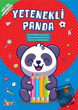 Yetenekli Panda - Yaz-Sil Kalemli - Kolektif - Bıcırık Yayınları - Fiy