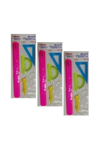 Yıldızlar Çizim Takımı Pergelli 30 Cm Elastik 166 - 12'li Paket - - Yı