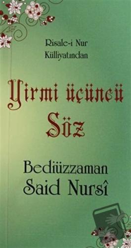 Yirmi Üçüncü Söz (Cep boy, Kod:0119) - Bediüzzaman Said Nursi - Sebat 