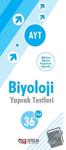 YKS AYT Biyoloji Yaprak Test - Kolektif - Nitelik Yayınları - Fiyatı -