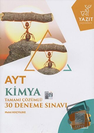 YKS AYT Kimya Tamamı Çözümlü 30 Deneme Sınavı - Mehti Koçyıldız - Yazı