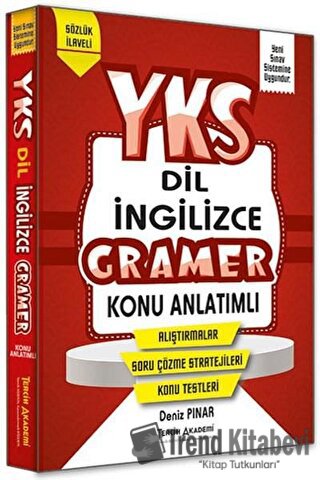 YKS Dil İngilizce Gramer Türkçe Açıklamalı ve Kapsamlı Konu Anlatımı K