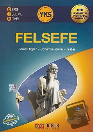 YKS Felsefe Ders İşleme Kitabı - Uğur Eke - Nitelik Yayınları - Fiyatı