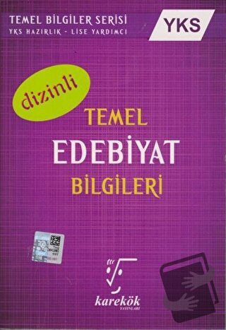 YKS Temel Edebiyat Bilgileri Dizinli - Ebru Çaloğlu - Karekök Yayıncıl