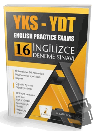 YKS-YDS English Practice Exams 16 İngilizce Deneme Sınavı - M. Fatih A