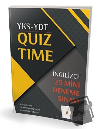 YKS-YDT İngilizce Quiz Time 25 Mini Deneme Sınavı - Merve Erim Özkacar