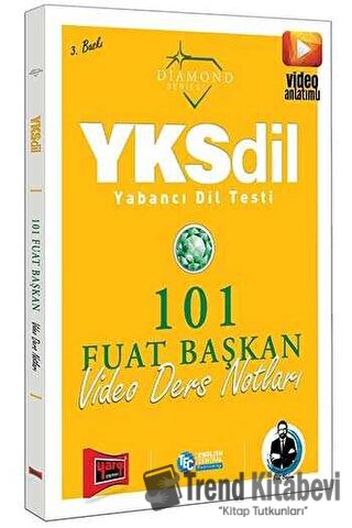 YKSDİL Yabancı Dil Testi 101 Video Ders Notları Yargı Yayınevi, Fuat B