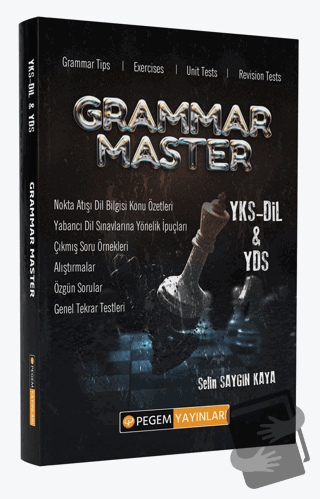 YÖKDİL Grammar Master YKS - DİL - YDS - Selin Saygın Kaya - Pegem Akad