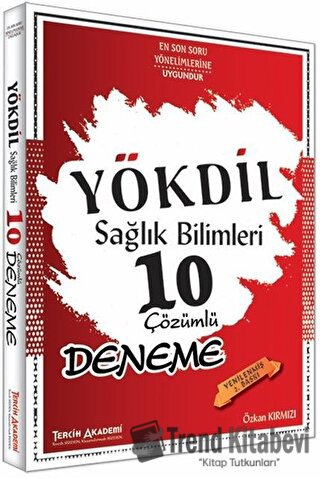 YÖKDİL Sağlık Bilimleri 10 Çözümlü Deneme, Özkan Kırmızı, Tercih Akade