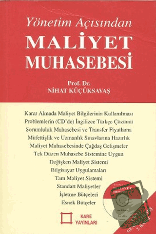 Yönetim Açısından Maliyet Muhasebesi - Nihat Küçüksavaş - Kare Yayınla