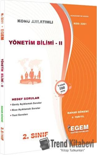 Yönetim Bilimi 2 Bahar Dönemi Konu Anlatımlı Soru Bankası, Kolektif, E