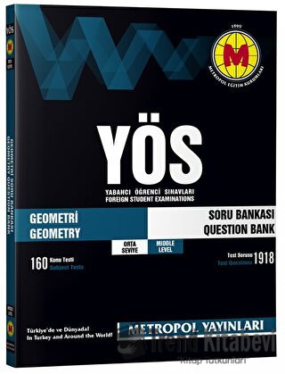 YÖS Geometri Orta Seviye Soru Bankası, Kolektif, Metropol Yayınları, F