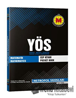 YÖS Matematik Cep Kitabı, Kolektif, Metropol Yayınları, Fiyatı, Yoruml