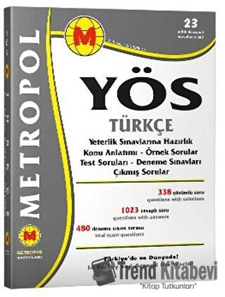 YÖS Türkçe, Kolektif, Metropol Yayınları, Fiyatı, Yorumları, Satın Al