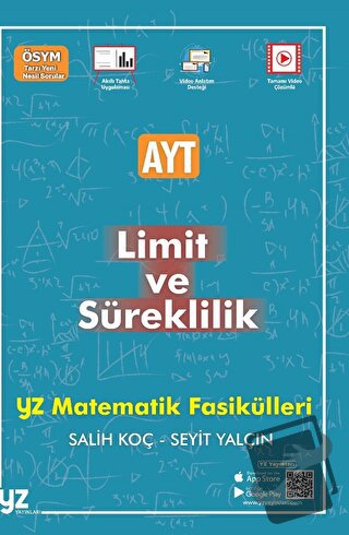 YZ YKS AYT Limit ve Süreklilik Fasiküleri - Seyit Yalçın - YZ Yayınlar