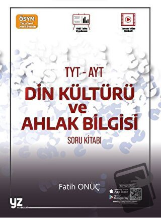 YZ YKS TYT AYT Din Kültürü ve Ahlak Bilgisi Soru Kitabı - Fatih Onüç -