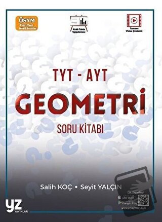 YZ YKS TYT AYT Geometri Soru Kitabı - Salih Koç - YZ Yayınları - Fiyat