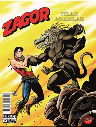 Zagor Sayı: 251 - Yılan Adamlar - Jacopo Rauch - Lal Kitap - Fiyatı - 